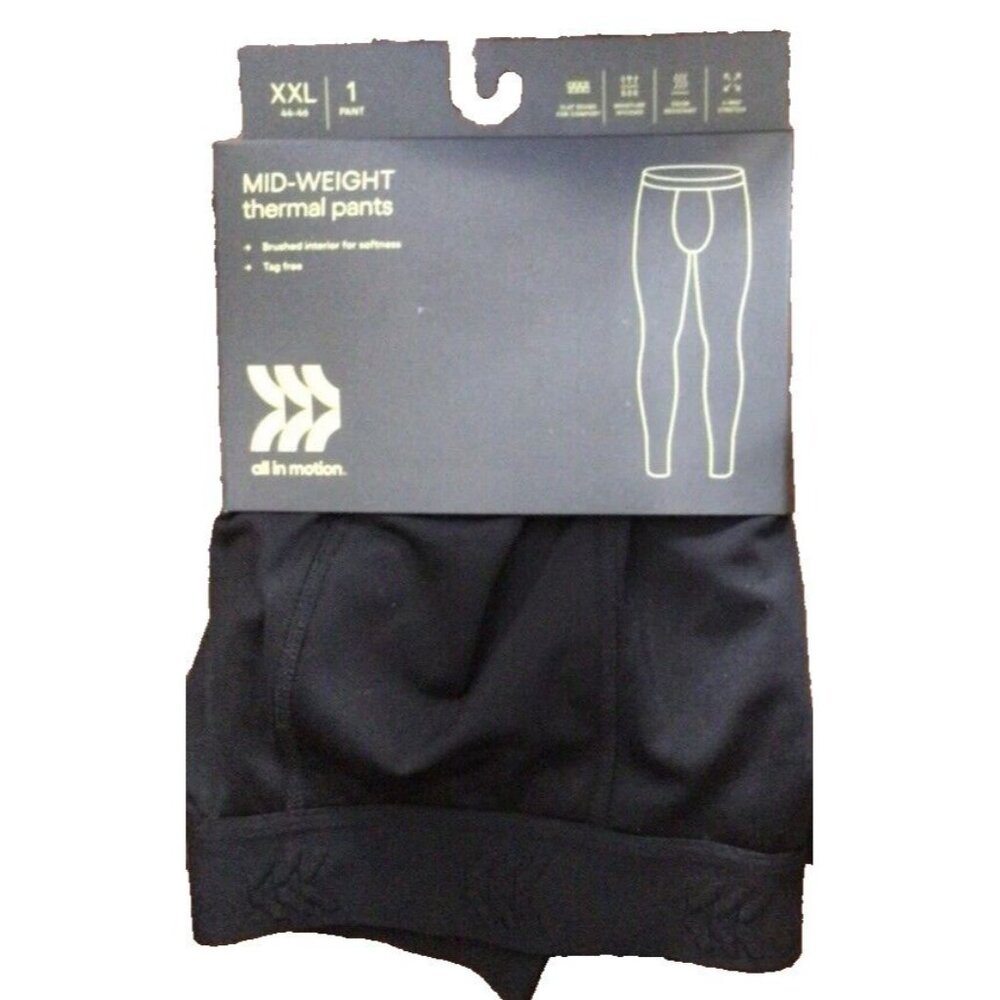 all in motion Mid-weight thermal pants - XXL (44-46) Black